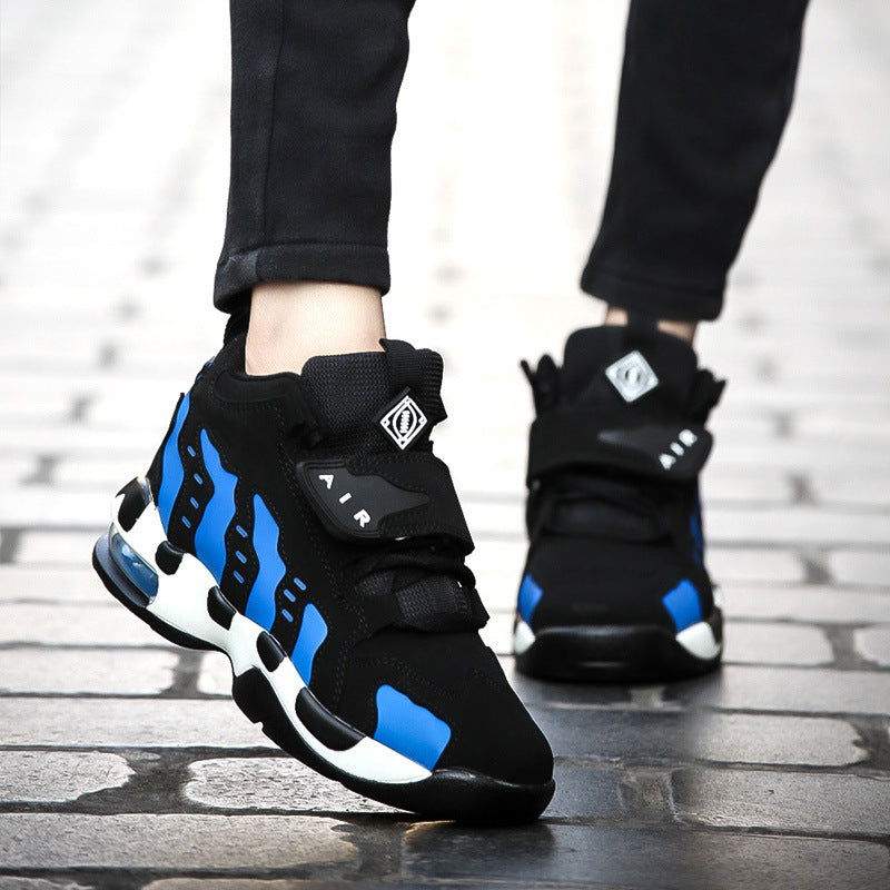 Zapatos masculinos con mayor amortiguación, zapatillas deportivas para correr de vaca, cuatro tendencias clásicas de los hombres coreanos.