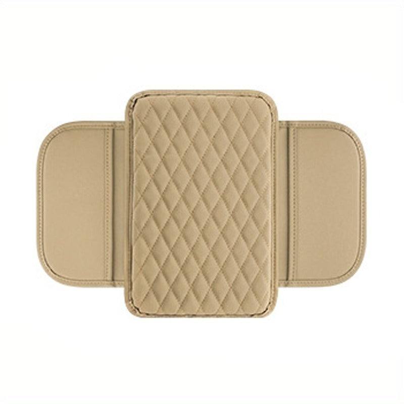 Car Armrest Box Reinforced Pad With Side Storage Bag - Enfance-Heureuse