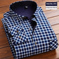 Thickened Velvet Padded Shirt Thermal Plaid - Enfance-Heureuse