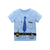 Summer Children's Cute Printed Embroidered Short-sleeved Cartoon T-shirt - Enfance-Heureuse