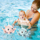 Children's Automatic Water Spray Bath Toys Bath Fun Toys With Flashing Water Spray Toy Baby Swimming Shower With Toys New - Enfance-Heureuse
