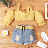 Elastic Kids For Girl Boy Clothes Girls Dress Sleeveless - Enfance-Heureuse