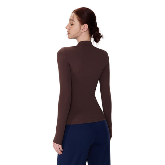 Long Sleeve Casual Slim Bottoming Shirt - Enfance-Heureuse