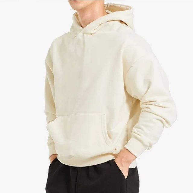 Men's Sweatshirt Loose Sweatshirt Drop-shoulder Sleeve Hoodie - Enfance-Heureuse