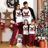 Family Christmas Pajamas Matching Sets Christmas Sleepwear Parent-Child Pjs Outfit For Christmas Holiday Xmas Party - Enfance-Heureuse