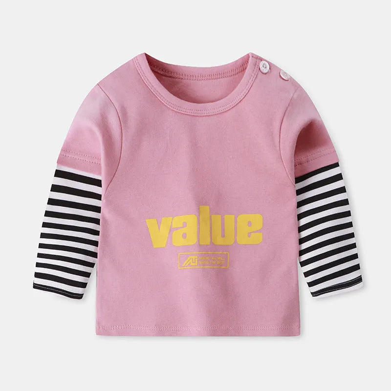 Boys Long Sleeved T Shirt Spring And Autumn Clothes - Enfance-Heureuse