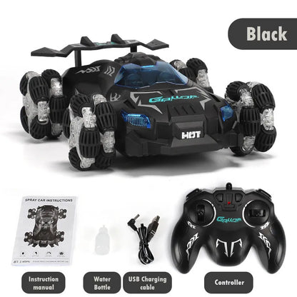 Drift Spray High Speed Music Light Remote Control Children's Electric Toy Car - Enfance-Heureuse