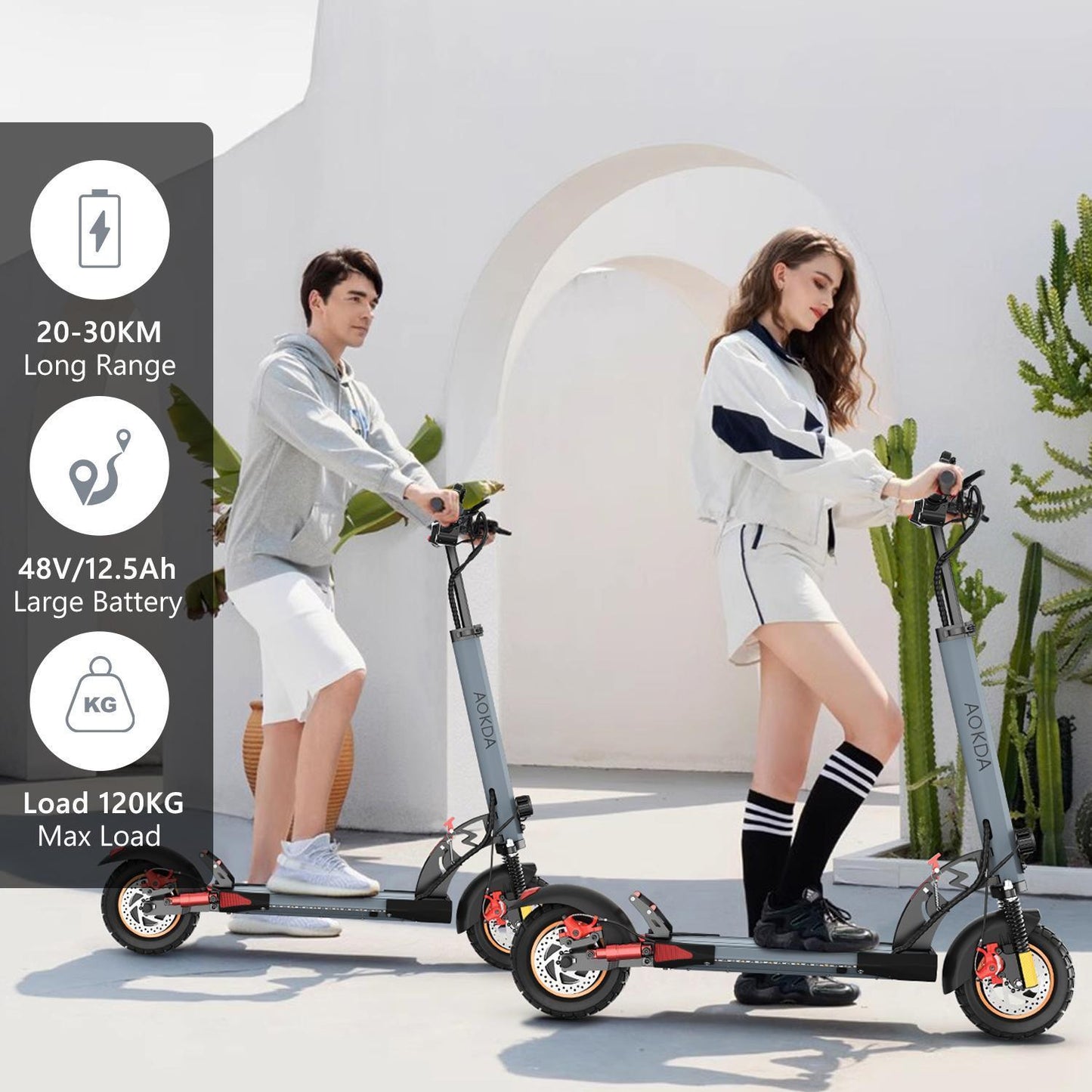 EU USA Oakda A1 Two-wheeled Folding Shared Scooter Electric Travel Scooter - Enfance-Heureuse