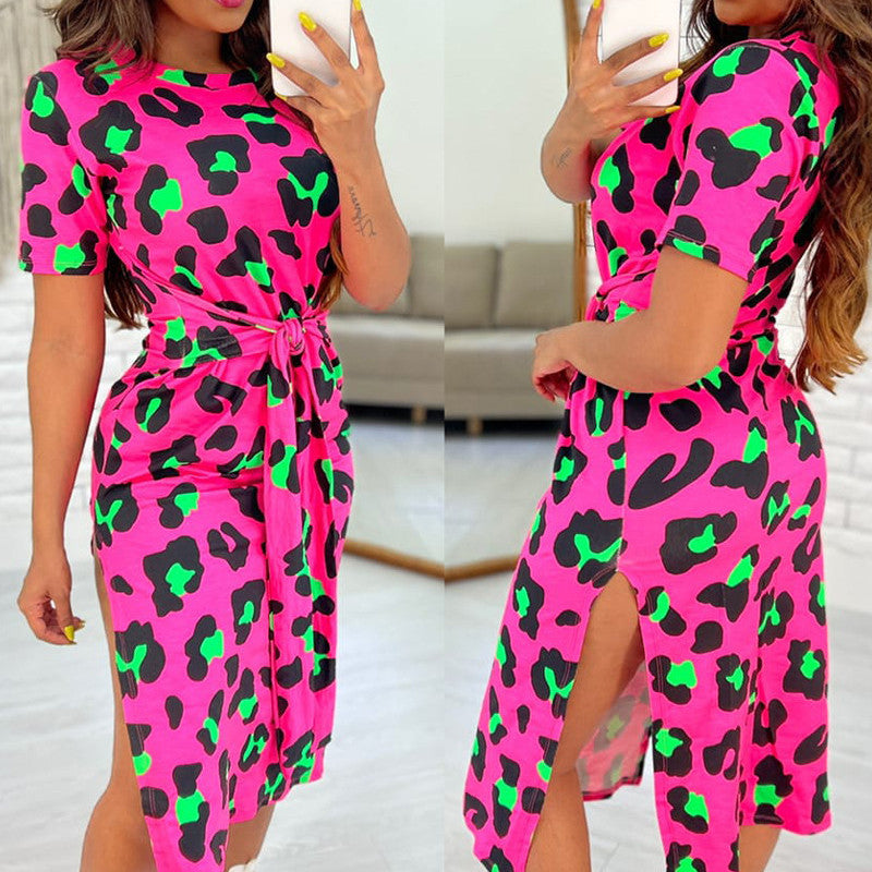 Women's Fashion Personalized Leopard Print Casual Skirt - Enfance-Heureuse