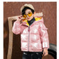Children's shiny down jacket winter down jacket - Enfance-Heureuse