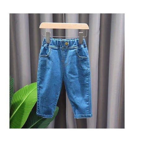 Autumn new children's jeans - Enfance-Heureuse