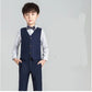 Children's Suit Boys Solid Color Flower Girl Dress Catwalk Performance Clothing - Enfance-Heureuse