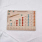 Montessori Log Counting Board Description Teaching Aid - Enfance-Heureuse