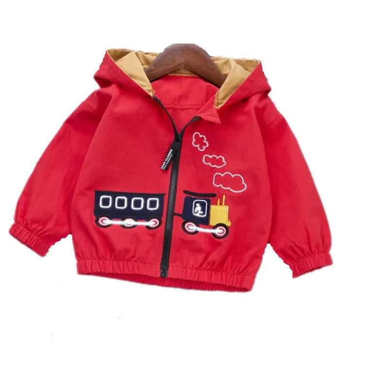 Cartoon train jacket - Enfance-Heureuse