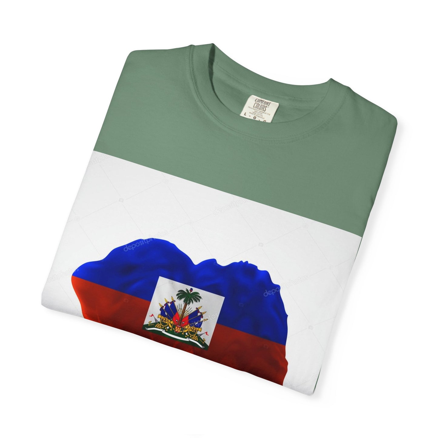 Haiti Flag Drip T-Shirt — Haitian Pride Graphic Tee