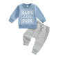 Children's Printing Letter Pullover Sweatshirt Suit - Enfance-Heureuse
