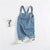 Boys and girls baby denim suspenders trousers - Enfance-Heureuse