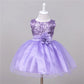 Bébé Lentejuelas Bata Fleur Fille De Mariage Princesse Robe