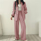 Korean Style Casual Suit Set Women - Enfance-Heureuse