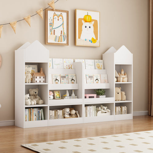 Children's Wooden Bookshelf - Enfance-Heureuse