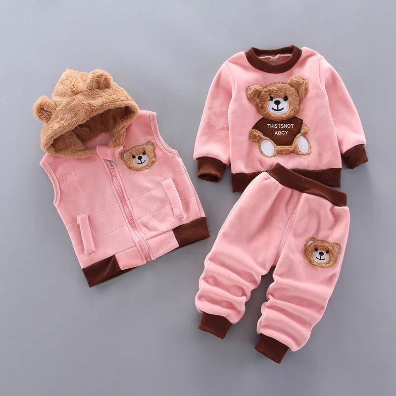 Children's Clothing Baby Three Piece Set - Enfance-Heureuse