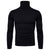 Winter Warm Basic Thermal Turtleneck Sweater Mens Solid Color Slim Fit Clothes Pullover Top - Enfance-Heureuse