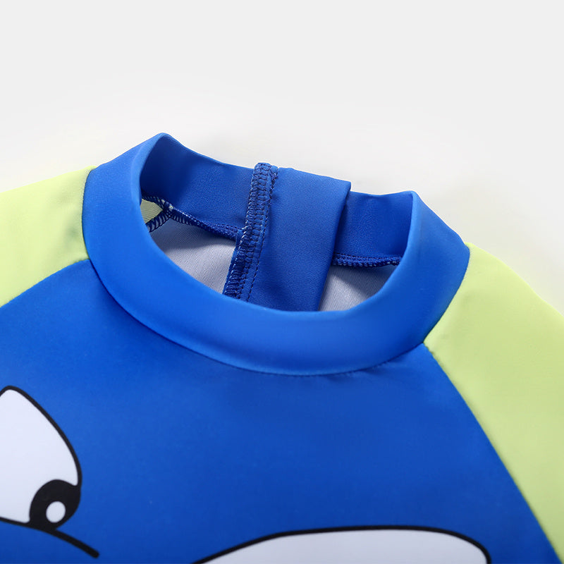 Traje de baño de flotabilidad para niños de una pieza de entrenamiento con protección solar