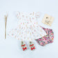 Baby Love Lvkong Dress Female Baby Fly Sleeve Flower Print Dress Cotton Children New Kids Clothing - Enfance-Heureuse