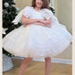 Girls' White Birthday Party Formal Dress Skirt - Enfance-Heureuse
