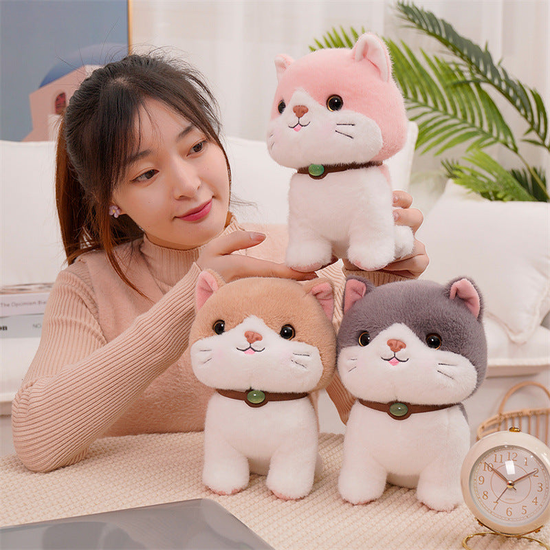 Creative Cute Simulation Cat Fighting Dog Doll Toys - Enfance-Heureuse