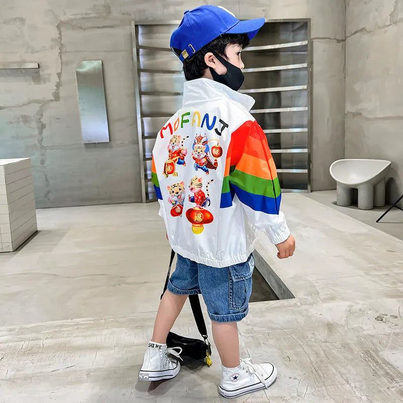 Children's Sun Protection Clothing Thin Breathable Jacket - Enfance-Heureuse