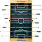 54-Inch Hurricane Foosball Table For Family Game Rooms With Light Cherry Finish, Analog Scoring And Free Accessories - Enfance-Heureuse