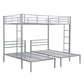 Full Over Twin Twin Size Bunk Bed With Built-in Shelf - Enfance-Heureuse