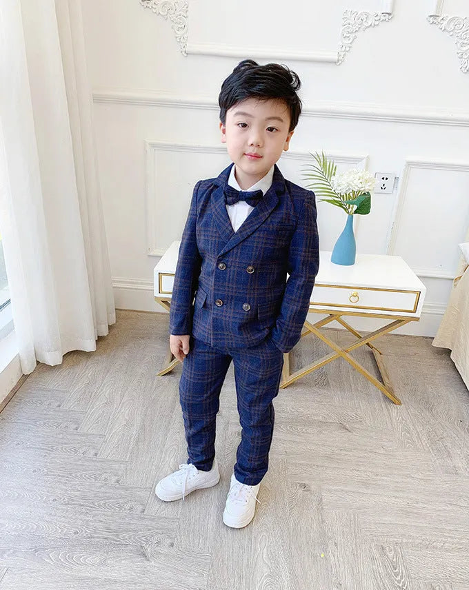 New Male Child Flower Girl Suit One Year Old Male Baby - Enfance-Heureuse