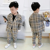 Small, medium and big kids plaid jacket - Enfance-Heureuse