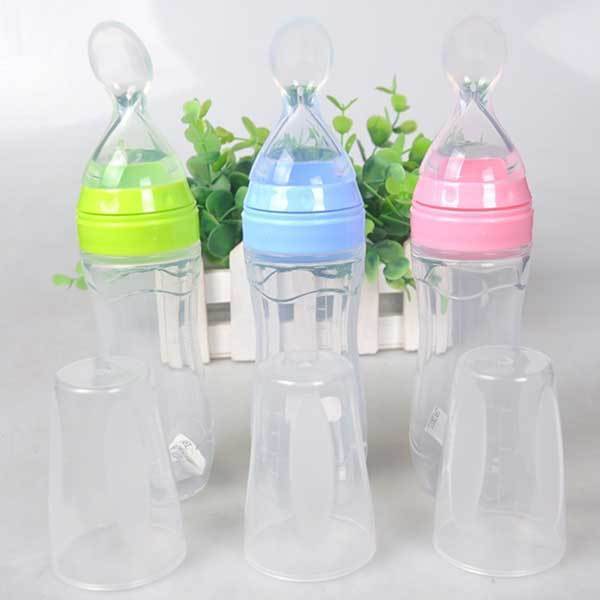 Baby Spoon Bottle Feeder - Enfance-Heureuse