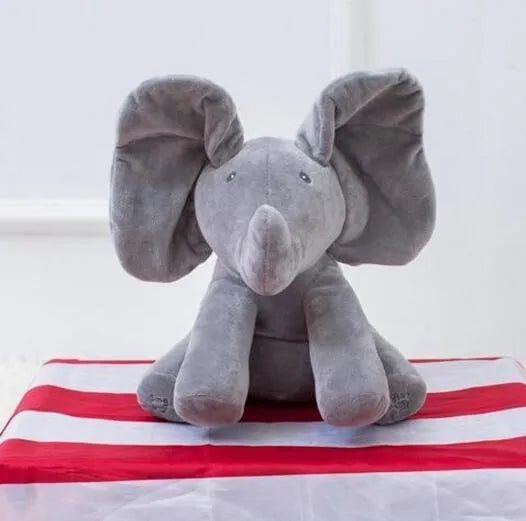 Peek-UN-Boo D'éléphants Interactifs En Peluche Jouet - Enfance-Heureuse