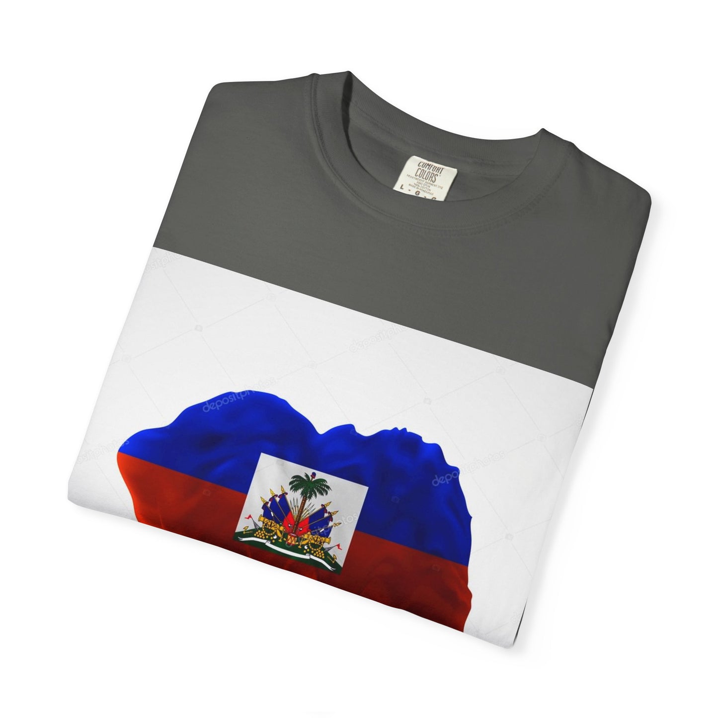Haiti Flag Drip T-Shirt — Haitian Pride Graphic Tee