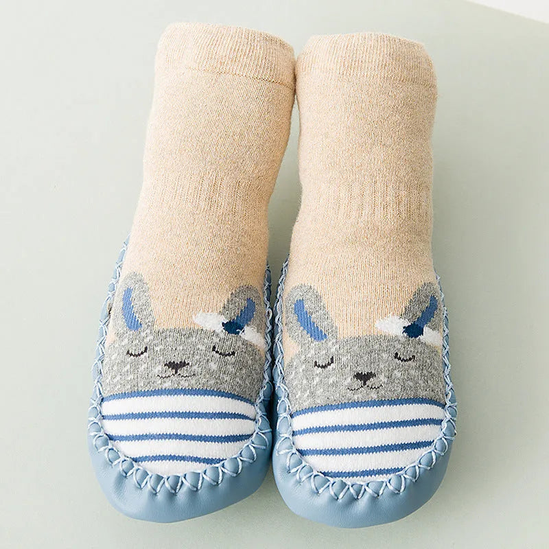New winter plush, Terry BABY TODDLER SOCKS, skid proof floor socks for children - Enfance-Heureuse