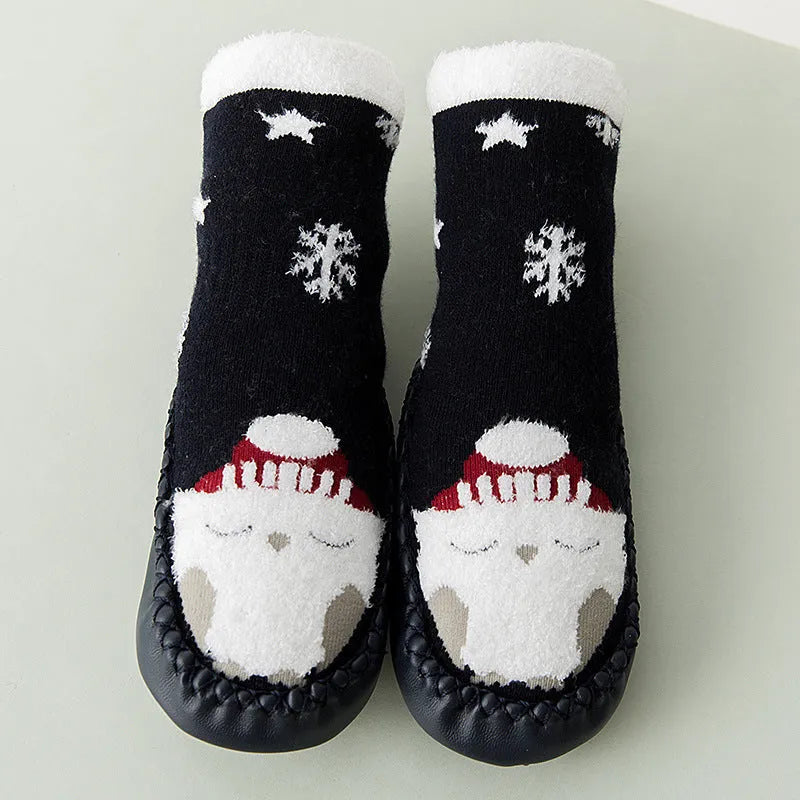 New winter plush, Terry BABY TODDLER SOCKS, skid proof floor socks for children - Enfance-Heureuse