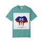 Haiti Flag Drip T-Shirt — Haitian Pride Graphic Tee