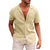 Men's Tops Casual Button Down Shirt Short Sleeve Beach Shirt Summer Mens Clothing - Enfance-Heureuse