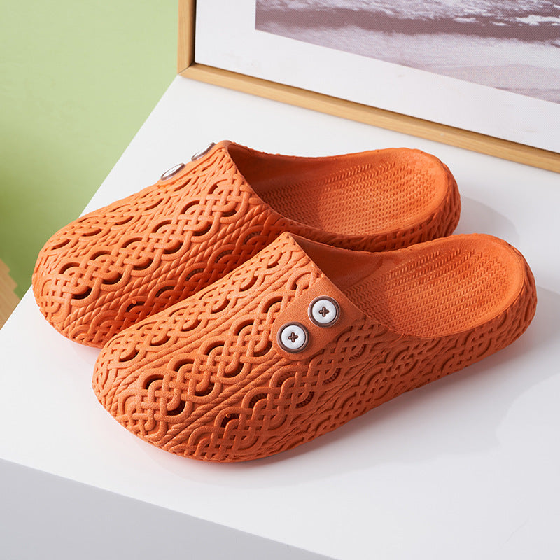 Women's Non-slip Home Closed-toe Slippers - Enfance-Heureuse