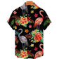 Men's 3D Digital Printing Tropical Forest Animal Hawaiian Shirt - Enfance-Heureuse