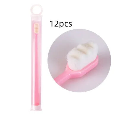 Ultra-fine Toothbrush Super Soft Bristle Deep Cleaning Brush Portable For Oral Care Tools Teeth Care Oral Cleaning Travel - Enfance-Heureuse