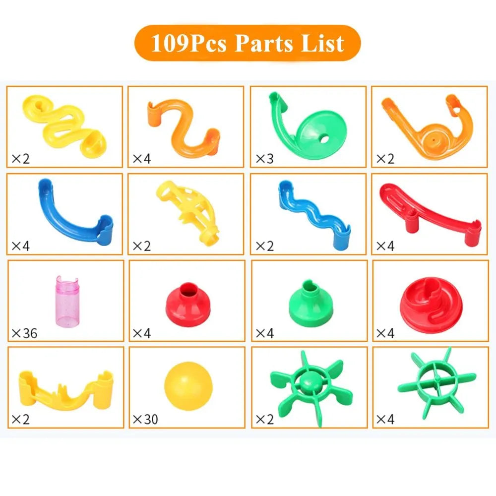 Ball track slide marble toy - Enfance-Heureuse