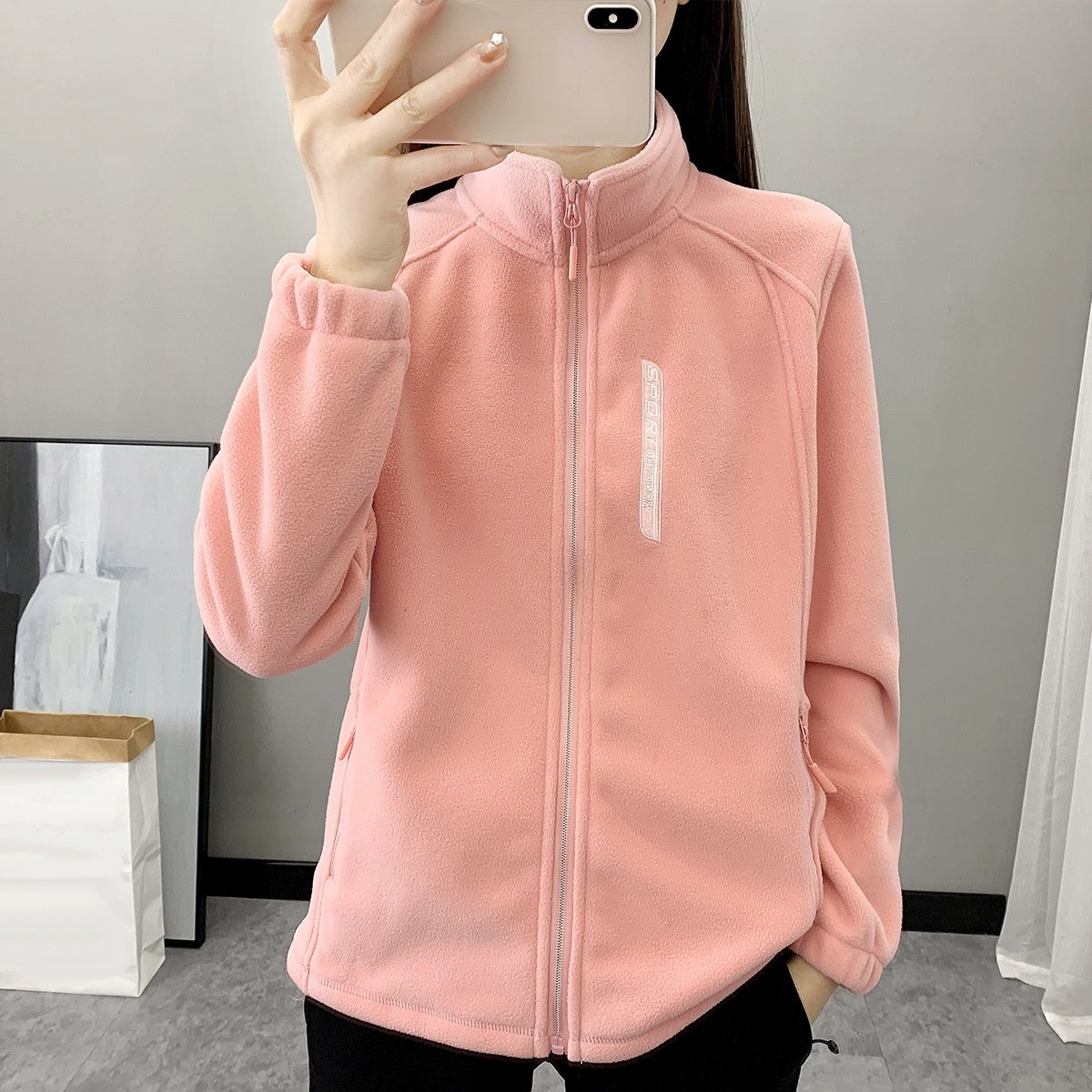 Fleece Sweater Warm Breathable Cardigan - Enfance-Heureuse