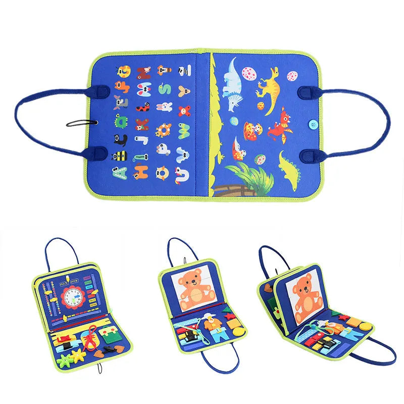 Felt Learning Board Early Education Children - Enfance-Heureuse