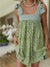 Printed Tie Shoulder Mini Cami Dress - Enfance-Heureuse