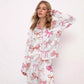 Printed Cute Pajamas Suit Long-sleeve Suit Suit Ladies - Enfance-Heureuse